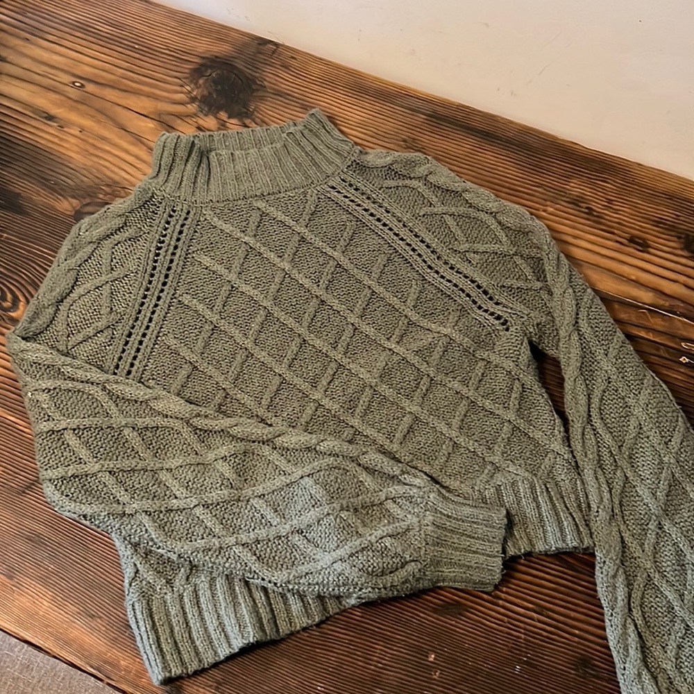 American Eagle cropped sweater